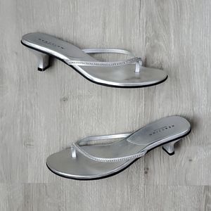 Kenneth Cole Reaction Trick or Treat Silver Heels